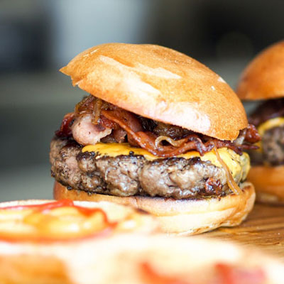 image of burgers on platter