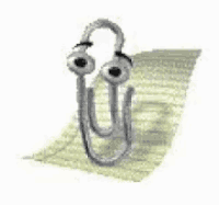 animated paperclip named clippy